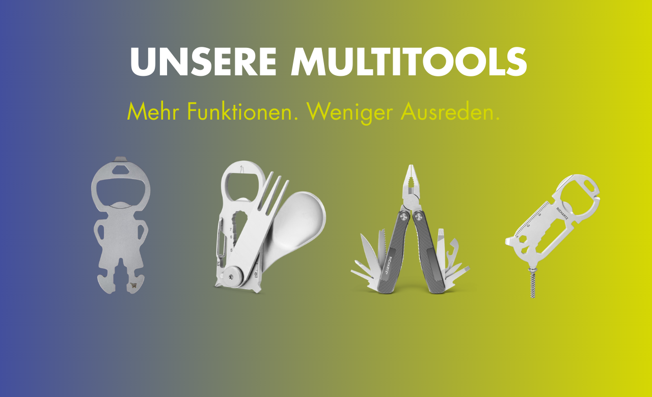 Multitools mit Gravur – Markenpräsenz in der Hosentasche