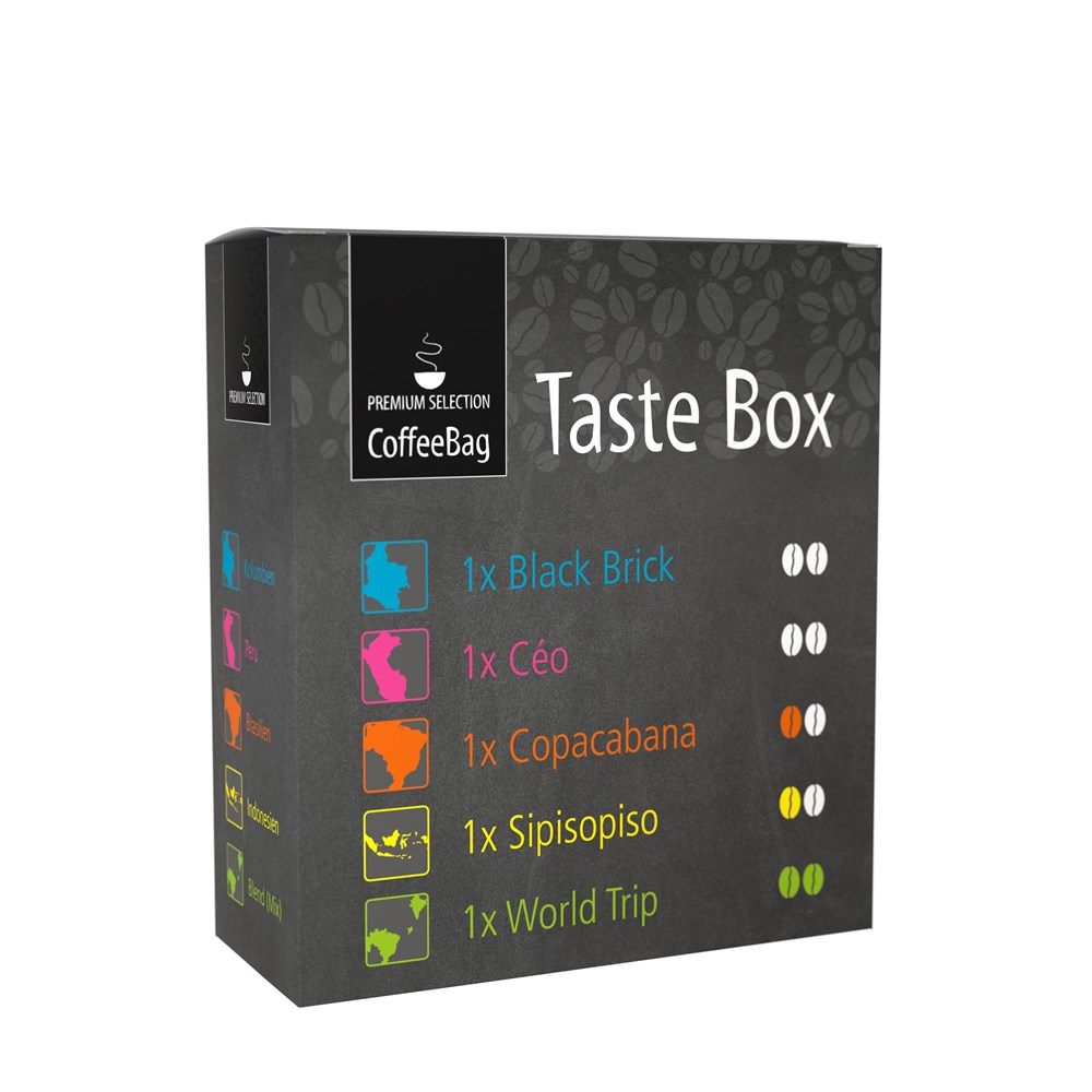 CoffeeBag Taste-Box 5 Sorten